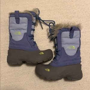 Girls Northface Boots Size 10